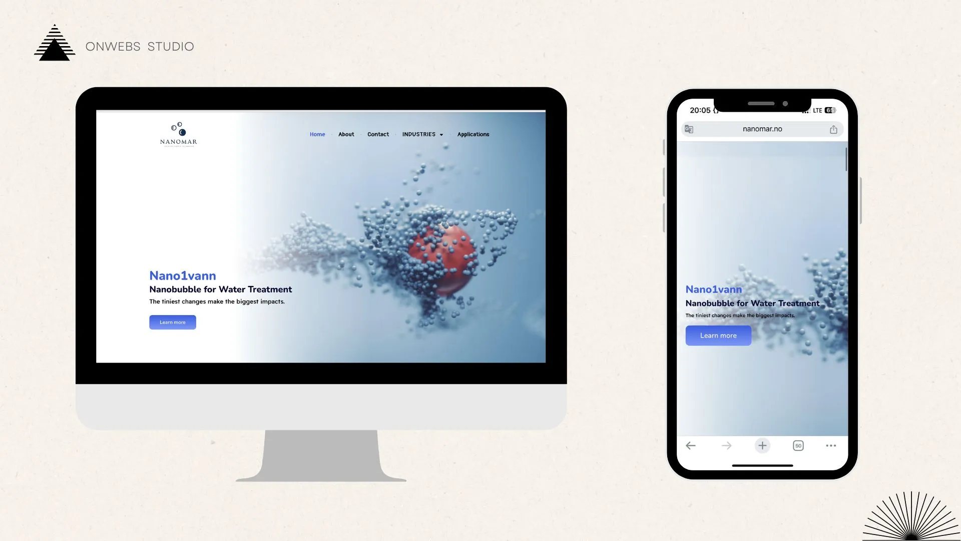 وبسایت شرکت نروژی Nanomar
